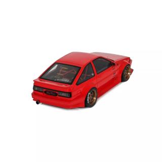 Toyota AE86 Sprinter Trueno Widebody Ferrari Rosso Corsa 1986 Otto Project Car OttO mobile 1:18 Resinemodell (Türen, Motorhaube... nicht zu öffnen!)